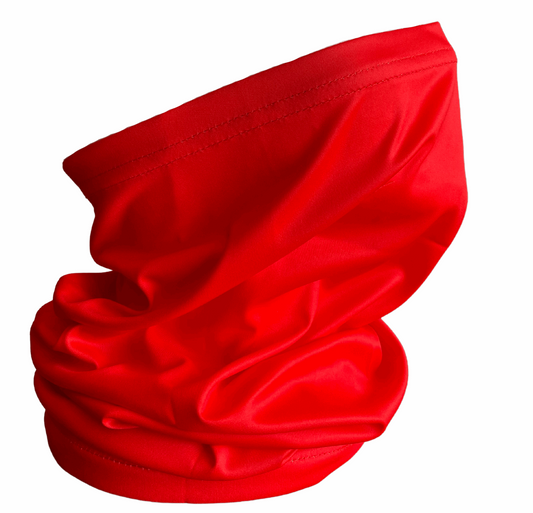 Safety Snoods Neck Gaiter with Silver Nano Technology - Red