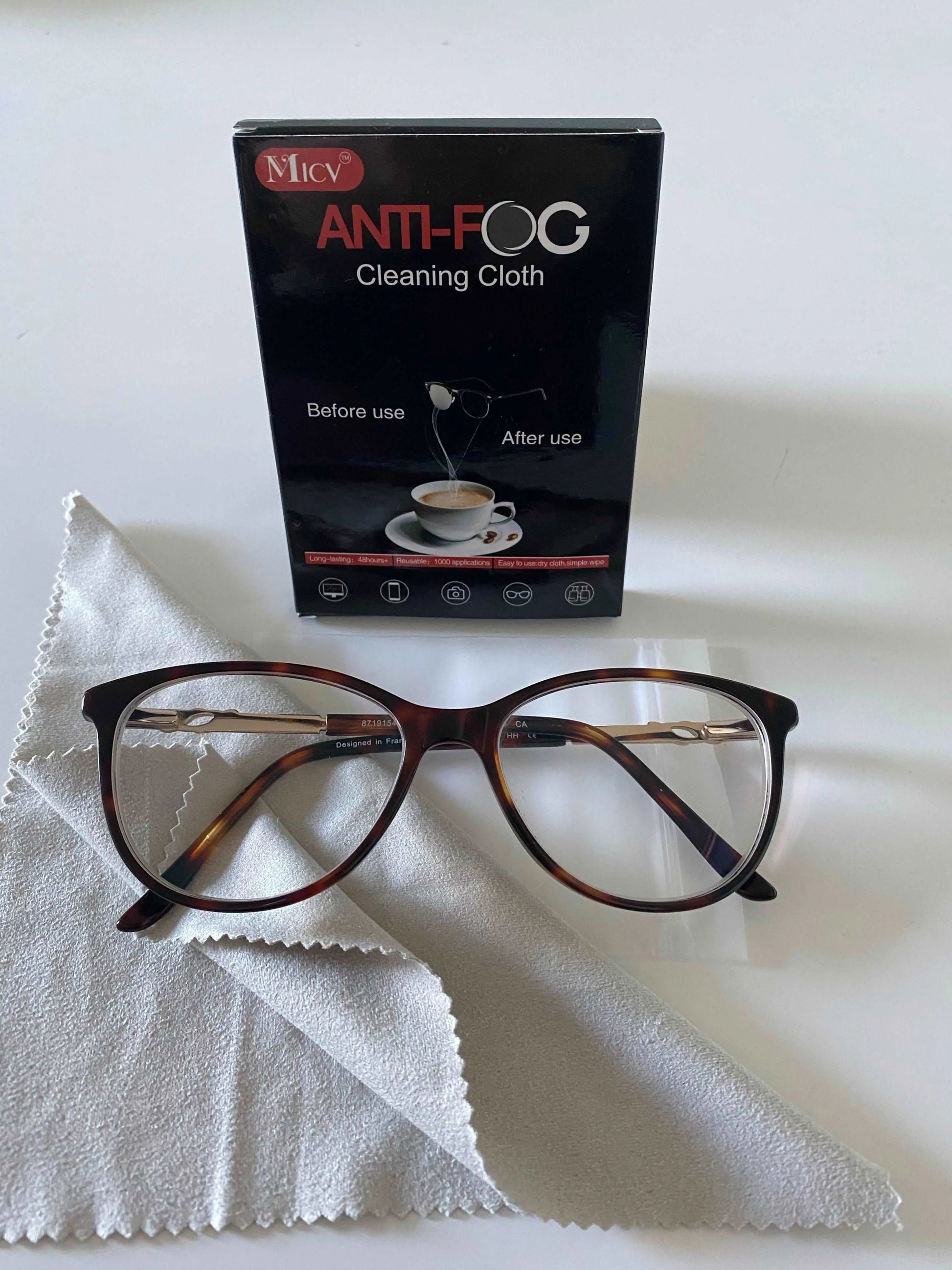 Glasses anti fog cloth