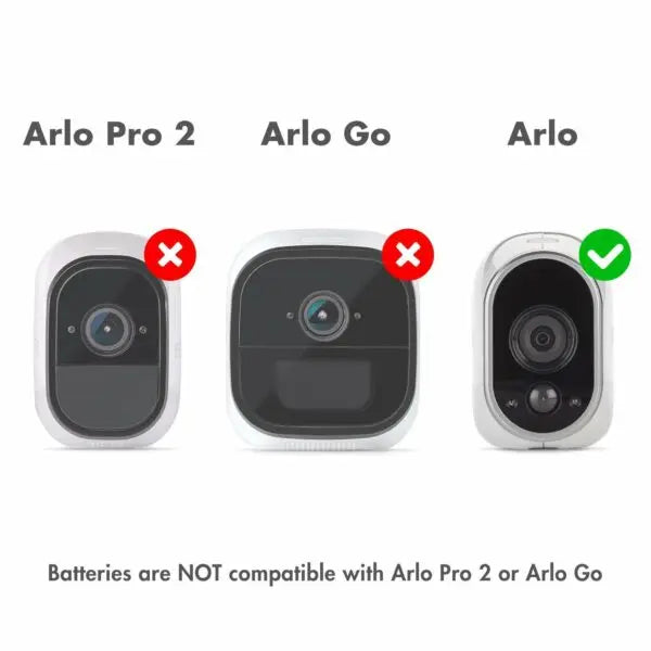 Arlo certified cr123a lithium rechargeable batteries and charger MMi Products UK
