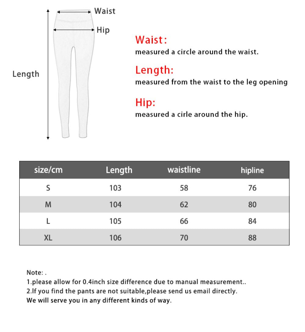 GoGlo Sport Womens High Waist Flared Leggings Size Chart